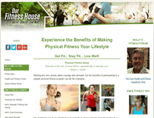 Tablet Screenshot of ourfitnesshouse.com